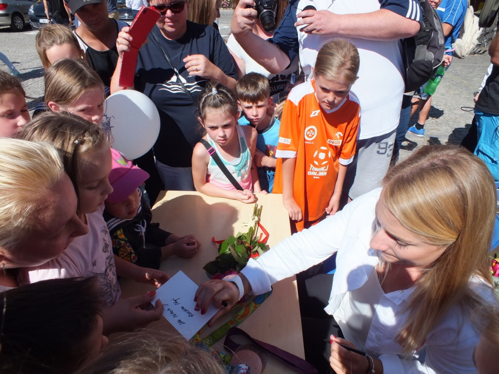 Powitanie mistrzyni (galeria)