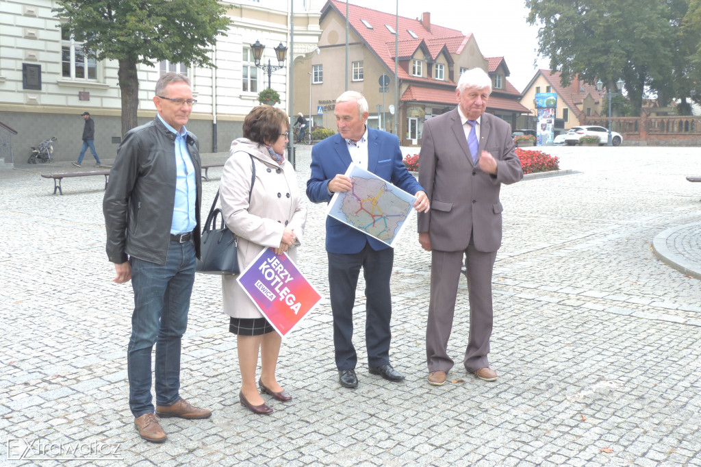 Jerzy Kotlęga zabiega o głosy mieszkańców Wałcza