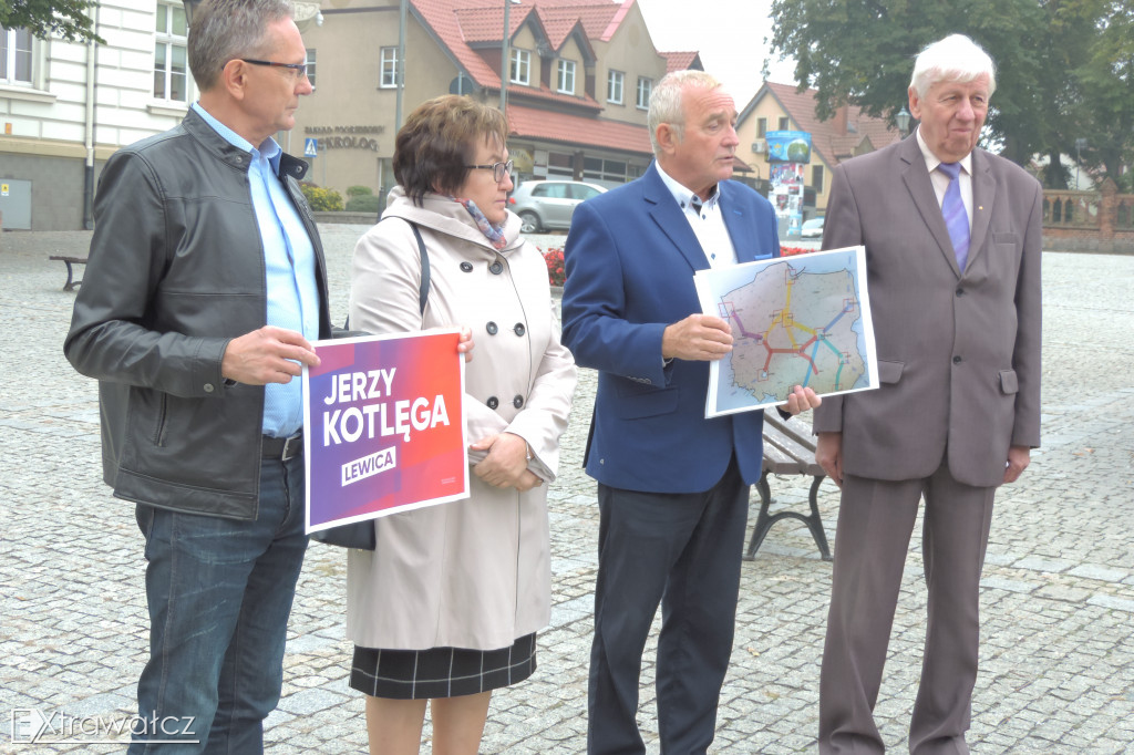 Jerzy Kotlęga zabiega o głosy mieszkańców Wałcza