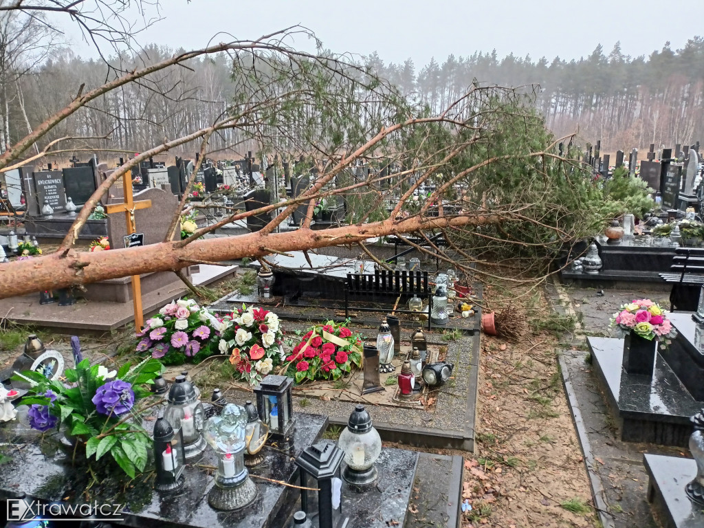 Pogoda sparaliżowała powiat