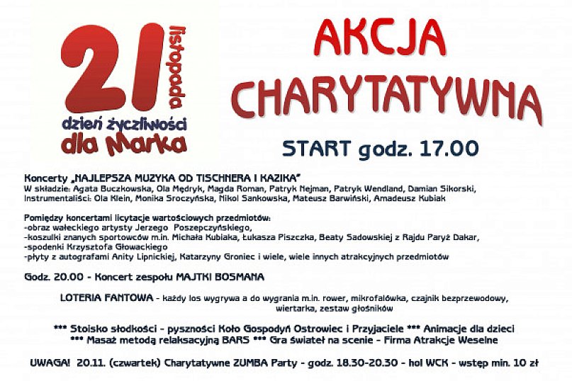 Już jutro Dzień Życzliwości dla Marka!