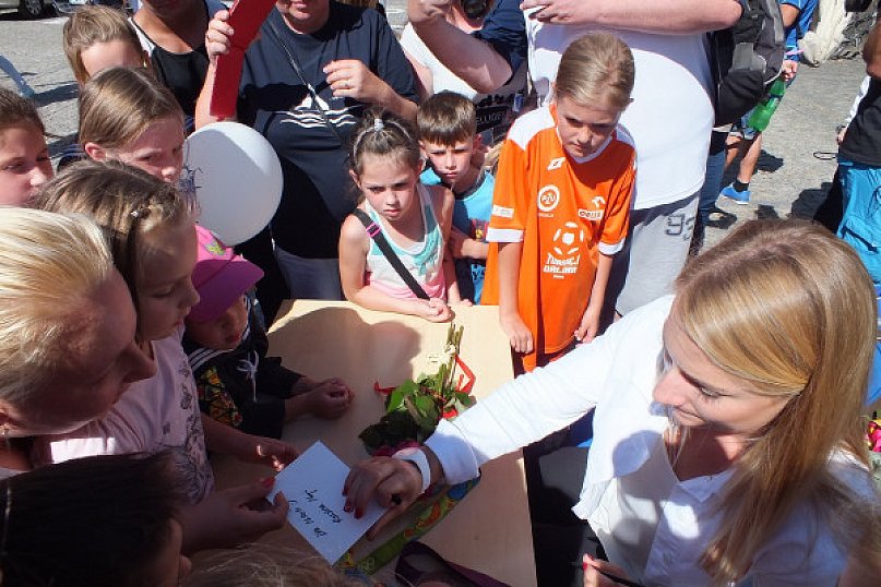 Powitanie mistrzyni (galeria)