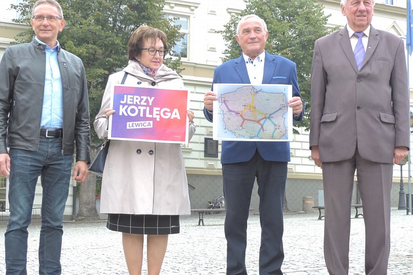 Jerzy Kotlęga zabiega o głosy mieszkańców Wałcza