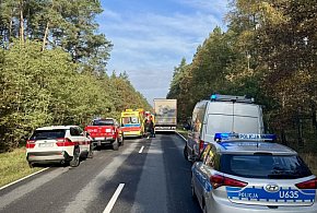 Poważny wypadek na DK10-14652