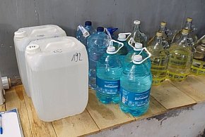 Likwidacja bimbrowni pod Drawskiem. Setki litrów w rękach KAS