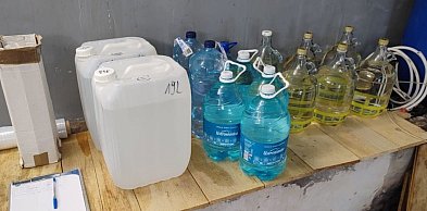 Likwidacja bimbrowni pod Drawskiem. Setki litrów w rękach KAS