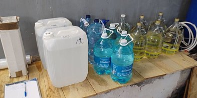 Likwidacja bimbrowni pod Drawskiem...