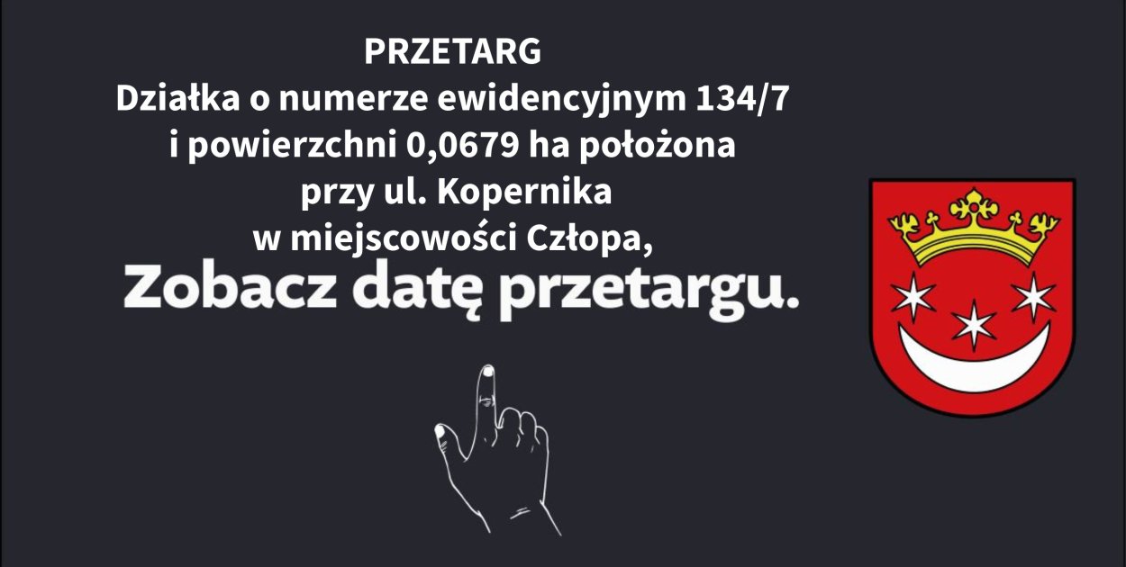 Okazja inwestycyjna w Człopie: Działka przy ul. Kopernika trafi pod młotek