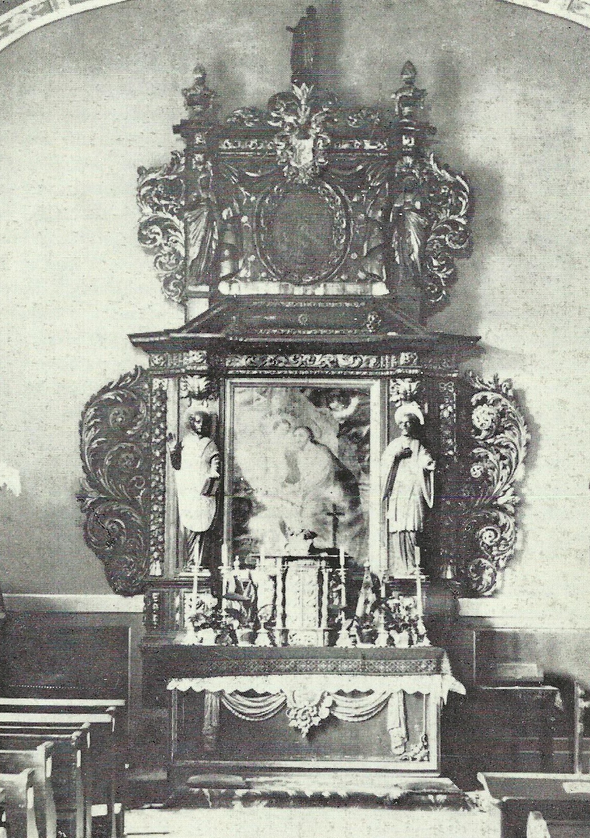 Ołtarz św. Józefa w kaplicy gimnazjalnej z 1764/65 r. 